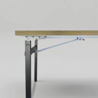 Table pliable Tambu 160x80cm chêne dolomite - intérieur - RestooTab