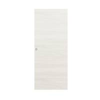 Porte seule alvéolaire SIANA décor chêne blanc - Gedimat - MINGUELA