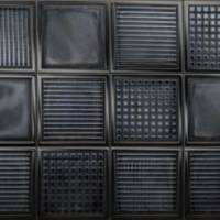 Carrelage mur intérieur GLASS BLOCK - 20 x 20 cm - dusty black - Gedimat - GRANITIFIANDRE