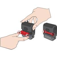 Cassette encreur de rechange pour tampon 6/4911A Noir - TRODAT