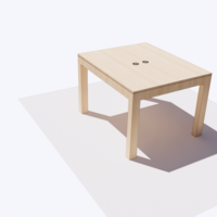 Table coworking L1000