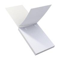 Bloc de 60  fiches bristol 148X210 perforées Q5/5 blanc