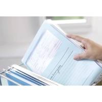 Boite de 10 Pochette coin à fenêtre Ordo 120g 22x31 cm 5 couleurs assorties