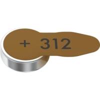 Pack 6 Pile bouton pour Appareil auditif Hearing Aid N° 312