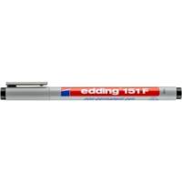 Feutre Non Permanent 151F Noir Pointe Fine 0,6 mm - EDDING
