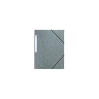 Chemise 3 rabats et élastique Prestige , en carte lustrée 7/10e gris