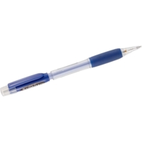 Porte-mine pentel fiesta 0.7mm rechargeable grip caoutchouc gomme avec capuchon corps bleu