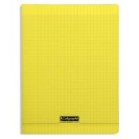 Cahier piqué 8000 POLYPRO 24x32 cm 96 p grands carreaux 90 g Coloris Aléatoire