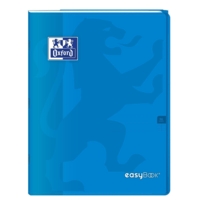 Cahier Easybook agrafé 24x32cm 96 pages grands carreaux 90g bleu