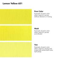 Tube 225ml Peinture à l'huile Georgian Jaune citron - DALER ROWNEY