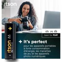 Pack de 8 Piles Alcalines LR6/AA 1,5V itsPREMIUM