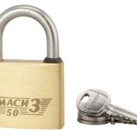 Cadenas MACH 3 40mm anse acier inoxydable 3 clés - Gedimat - THIRARD