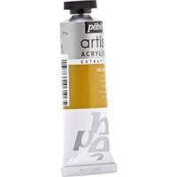 Tube 37 ml Peinture Artist Acrylics Extra fine OCRE JAUNE - PÉBÉO