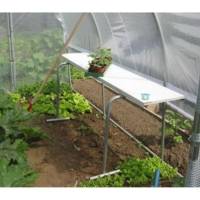 Jeu de 4 supports tablettes pour serre - Serres Tonneau