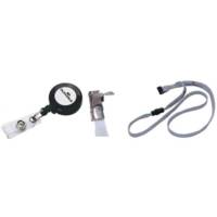 Boîte 10 Portes-carte fermés 2 cartes, perforés sans attache L8,5 x H 5,4 cm