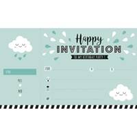 Carnet de 12 Cartes d'invitation 17 x 10 cm Urban
