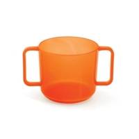 Tasse à anses translucide 22cl - aux  4 coloris vifs