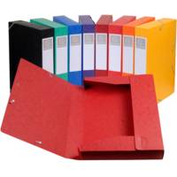 Boîte de classement à élastiques Cartobox A4 dos de 60 mm Coloris aléatoire