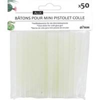 ALIX - Pack de 50 Bâtons de Colle chaude 7mm – Transparent