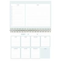 Carnet Hebdo-Malin Mini Labo 21 x 15 cm Oiseaux