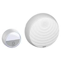 Kit carillon sans fil Essentiel à piles blanc - Gedimat