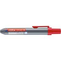 Marqueur Tableaux blancs retract 12 rouge 1,5-3 mm - EDDING