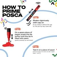 Marqueur à pigment PCM22 MOP'R Pointe Ronde XXL 3-19 mm Bleu clair