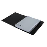 Intercalaires imprimés alphabétiques PP recyclé gris - AZ 26 positions - A4 - Gris