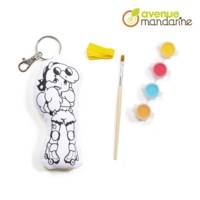 Kit Créatif Enfant Louloute en Coton à peindre, Gigy - Bleu - AVENUE MANDARINE