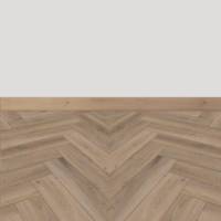 Plinthe sol stratifié HERRINGBONE - 2400 x 19 x 58 mm - Gedimat - KRONOTEX