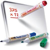 Pochette de 4 Marqueurs tableaux blancs WHITE BOARD MARKER MW85 - PENTEL