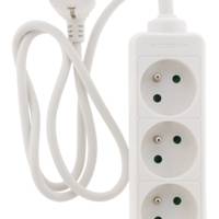 Bloc multiprises standard sans interrupteur blanc 4x16A 1m - Gedimat - ZENITECH