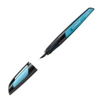Stylo plume EASYbuddy pointe moyenne droitiers noir/bleu