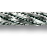 Câble gaine pvc acier dur galvanisé D4/6mm charge de travail 159kg - Gedimat - CHAPUIS