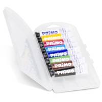 Tube Aluminium 12ml Gouache - 8 Couleurs dans une Boite de Rangement
