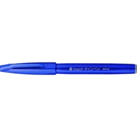 Stylo feutre Sign Pen SES15 Pte Brush Flexible Bleu