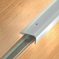Nez de marche 6V à visser alu naturel 36x18mm - Gedimat - DINAC
