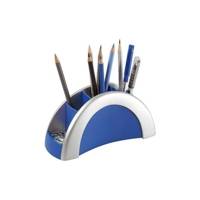 Pot à crayons PEN HOLDER VEGAS, argent/bleu