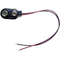 Support batterie 9V à câble perdu 15cm