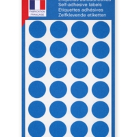 Sachet de 168 étiquettes Gommettes de signalisation Rondes 15 mm Bleu
