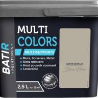 Peinture multi colors multi-supports BATIR satin argile - Gedimat