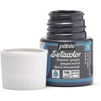 Flacon 45 ml Peinture SETACOLOR opaque pour textiles NOIR JAIS moiré