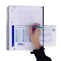 Cahier Polypro ACTIVEBOOK  160 P 90G 24x29.7 cm Quadrillé 5x5 coloris aléatoire