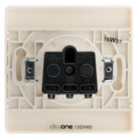 Prise de courant 2P+T 16A borne auto+griffes DIWONE - blanc - Gedimat - ZENITECH