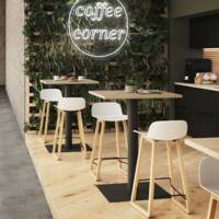 Table haute RESTO carrée polyvalente – ArtProg