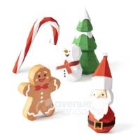 Boîte créative, pliages de Noël 3D - AVENUE MANDARINE