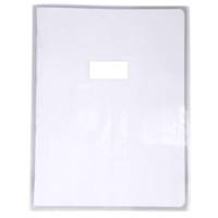 Protège-cahier Cristal Luxe 22/100ème 24x32 transparent Vert