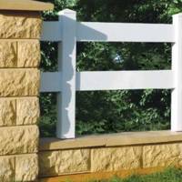 Kit poteau PVC - 80 x 80 mm h.1,90 m - Gedimat