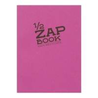 Bloc 1/2 ZAP BOOK Encollé grand côté A6 105x148 mm 160p blanc couverture aléatoire