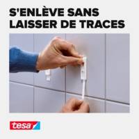 Pack 6 Powerstrips Languette Adhésive 3Kg pour Carrelage et Métal